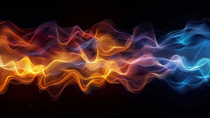 Abstract illustration representing the flow of energy through morning habits